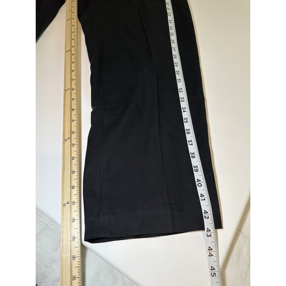 Valerie Stevens Pure 100% Silk Black Dress Pants Pleated Career Retro Women's 12 - Picture 9 of 10